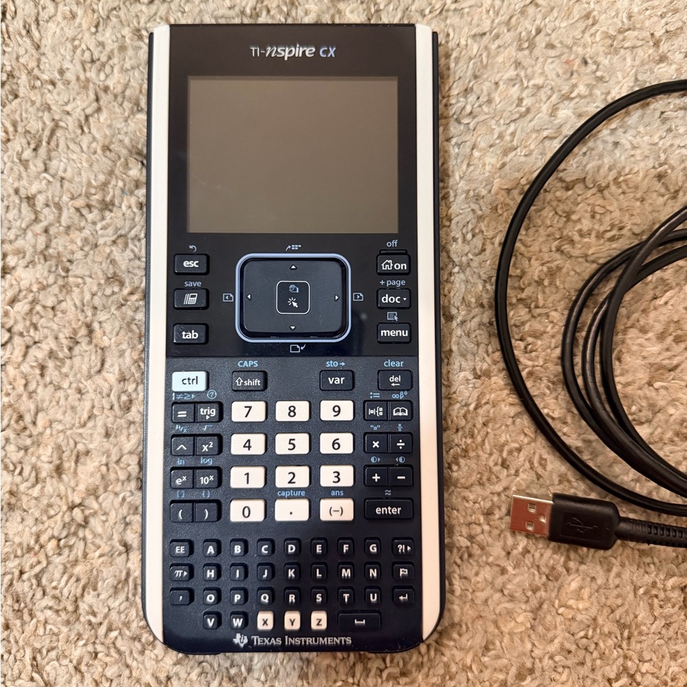 Texas Instruments TI-Nspire CX in Black and White